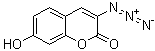 3-Azido-7-hydroxycoumarin molecular structure (CAS 817638-68-9)