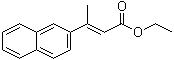 (E)-3-(2-Naphthalenyl)-2-butenoic acid ethyl ester molecular structure (CAS 81826-91-7)