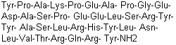 Peptide YY (Canis familiaris intestine) molecular structure (CAS 81858-94-8)
