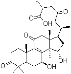结构式 CAS# 81907-62-2, 灵芝酸 A
