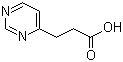 structure of CAS# 819850-17-4, 3-Pyrimidin-4-ylpropionic acid