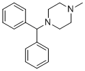 Cyclizine molecular structure (CAS 82-92-8)