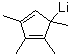 structure of CAS# 82061-21-0, 1,2,3,4-Tetramethylcyclopentadienyl lithium;Tetramethylcyclopentadienyllithium