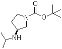 tert-Butyl (3S)-3-(isopropylamino)pyrrolidine-1-carboxylate molecular structure (CAS 820969-25-3)