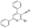 结构式 CAS# 82127-26-2, 2-溴-4,6-二苯基吡啶-3-甲腈