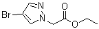 结构式 CAS# 82231-58-1, 2-(4-溴-1H-吡唑-1-基)乙酸乙酯