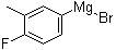 (4-Fluoro-3-methylphenyl)magnesium bromide molecular structure (CAS 82297-89-0)