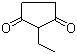 2-Ethyl-1,3-cyclopentanedione molecular structure (CAS 823-36-9)