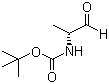 (R)-2-(tert-Butoxycarbonylamino)propanal molecular structure (CAS 82353-56-8)