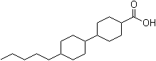 4'-Pentyl-1,1'-bicyclohexyl-4-carboxylic acid molecular structure (CAS 82372-79-0)