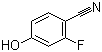 structure of CAS# 82380-18-5, 2-Fluoro-4-hydroxybenzonitrile;4-Cyano-3-fluorophenol