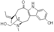 10-Hydroxy-16-epiaffinine molecular structure (CAS 82513-70-0)