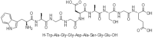 5-L-beta-天冬氨酸-delta 睡眠诱导肽 (兔)分子结构 (CAS 82602-88-8)