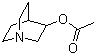 structure of CAS# 827-61-2, Aceclidine;(3R)-1-Azabicyclo[2.2.2]oct-3-yl acetate