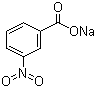 间硝基苯甲酸钠分子结构 (CAS 827-95-2)