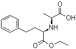 N-[(S)-(+)-1-(Ethoxycarbonyl)-3-phenylpropyl]-L-alanine molecular structure (CAS 82717-96-2)
