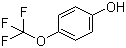 结构式 CAS# 828-27-3, 对三氟甲氧基苯酚; 对羟基三氟甲氧基苯