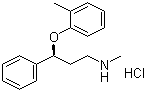 结构式 CAS# 82857-39-4, (S)-托莫西汀盐酸盐