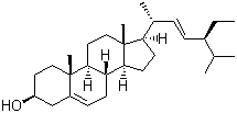结构式 CAS# 83-48-7, 豆固醇; 豆甾醇