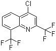 structure of CAS# 83012-13-9, 4-Chloro-2,8-bis(trifluoromethyl)quinoline;2,8-Bis(trifluoromethyl)-4-chloroquinoline
