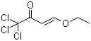 结构式 CAS# 83124-74-7, 1,1,1-三氯-4-乙氧基-3-丁烯-2-酮