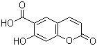 7-Hydroxycoumarin-6-carboxylic acid molecular structure (CAS 833-52-3)