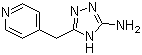 5-(Pyridin-4-ylmethyl)-4H-1,2,4-triazol-3-amine molecular structure (CAS 83417-26-9)