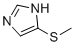 structure of CAS# 83553-60-0, 4-(Methylthio)-1H-imidazole