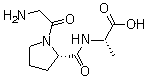 甘氨酰-L-脯氨酰-L-丙氨酸分子结构 (CAS 837-83-2)
