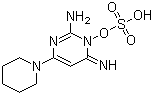 敏乐啶硫酸盐分子结构 (CAS 83701-22-8)