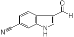 3-Formyl-1H-indole-6-carbonitrile molecular structure (CAS 83783-33-9)