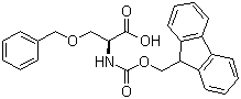 Fmoc-O-benzyl-L-serine molecular structure (CAS 83792-48-7)