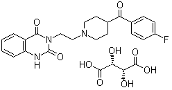 结构式 CAS# 83846-83-7, 酒石酸酮色林