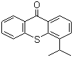 结构式 CAS# 83846-86-0, 4-异丙基硫杂蒽酮; 光起始剂-ITX