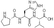 L-Prolyl-L-histidyl-L-valine molecular structure (CAS 83960-33-2)
