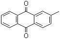 2-甲基蒽醌分子结构 (CAS 84-54-8)