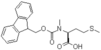 结构式 CAS# 84000-12-4, N-[芴甲氧羰基]-N-甲基-L-蛋氨酸