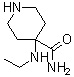 结构式 CAS# 84100-54-9, 4-(乙基氨基)哌啶-4-甲酰胺