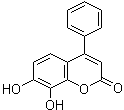 7,8-Dihydroxy-4-phenylcoumarin molecular structure (CAS 842-01-3)