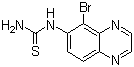 5-Bromoquinazolin-6-ylthiourea molecular structure (CAS 842138-74-3)