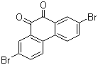 结构式 CAS# 84405-44-7, 2,7-二溴菲醌