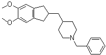 4-[(2,3-Dihydro-5,6-dimethoxy-1H-inden-2-yl)methyl]-1-(phenylmethyl)piperidine molecular structure (CAS 844694-84-4)