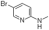 结构式 CAS# 84539-30-0, 5-溴-2-(甲基氨基)吡啶