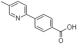 4-(5-Methyl-2-pyridinyl)benzoic acid molecular structure (CAS 845826-92-8)