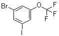 structure of CAS# 845866-78-6, 1-Bromo-3-iodo-5-(trifluoromethoxy)benzene