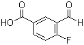结构式 CAS# 845885-90-7, 4-氟-3-甲酰基苯甲酸