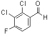 2,3-Dichloro-4-fluorobenzaldehyde molecular structure (CAS 845907-07-5)