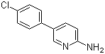 结构式 CAS# 84596-08-7, 5-(4-氯苯基)吡啶-2-胺