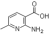 structure of CAS# 846021-26-9, 2-Amino-6-methylnicotinic acid;2-Amino-6-methyl-3-pyridinecarboxylic acid