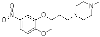 1-[3-(2-Methoxy-5-nitrophenoxy)propyl]-4-methylpiperazine molecular structure (CAS 846023-54-9)